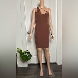 Chocolate Brown Women’s Fitted Dress